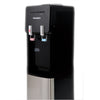DISTRIBUTEUR D'EAU 2 ROBINETS NOIR-ARGENTE- NAS-WD-1115-B2