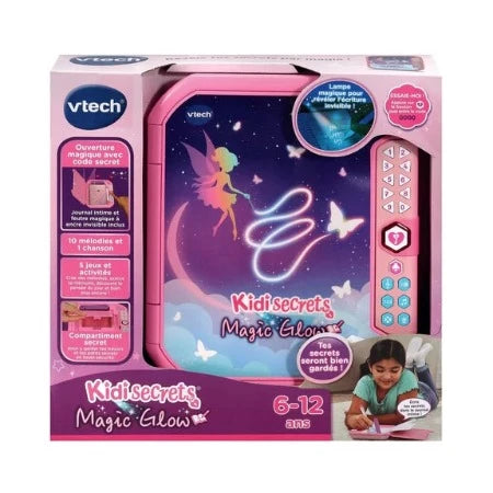 Réveil KidiMagic Starlight Violet - VTECH - 6 à 12 ans - Projection animée  - 9 en 1 violet - Vtech