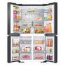 SAMSUNG REFRIGERATEUR FRENCH DOOR 4 PORTES 636 L ECRAN TACTIL FAMILY HUB - DISTRIBUTEUR D'EAU - RF65DG9H0EB1EF