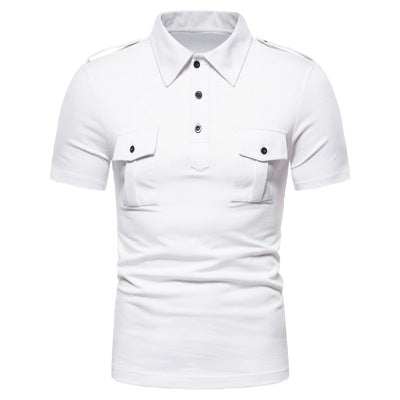 Importé - Polo T-Shirt Homme Slim Décontracté Manches courtes En Coton