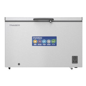 NASCO CONGELATEUR HORIZONTAL UNE PORTE GRIS AVEC SERRURE 347L - NAS-425WA
