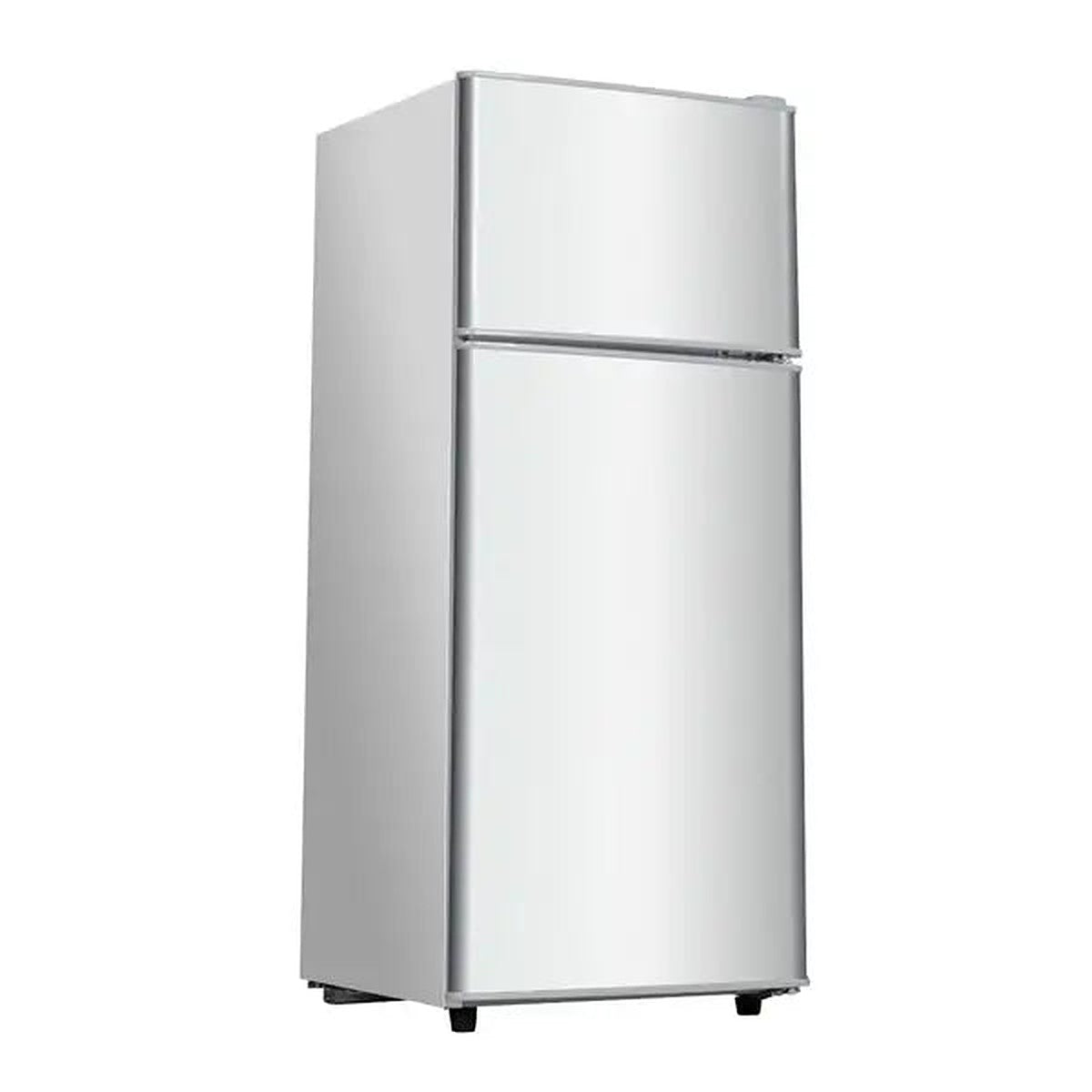 RÉFRIGÉRATEUR DOUBLE PORTES NASCO - 102L - ÉCONOMIQUE - UN ESPACE AU CONGÉLATEUR - R600A - NASF2-202FL-DS