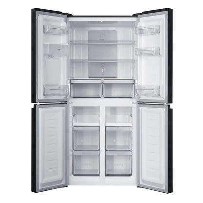 NASCO REFRIGERATEUR AMERICAIN 4 PORTES GRIS SOMBRE NO FROST - 422LT NET - HNASF4-54S