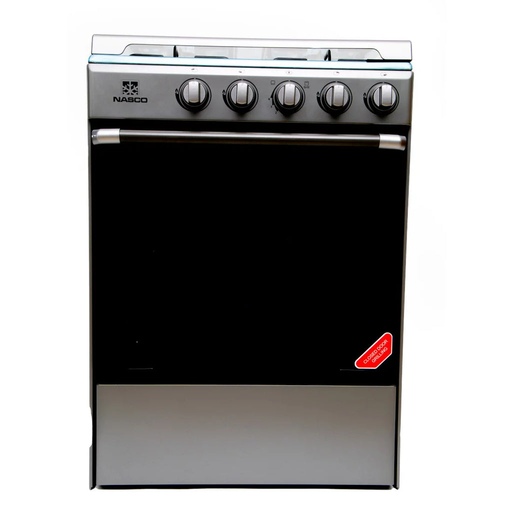 NASCO GAZINIÈRE SNIPER 4 FEUX COUV. VITRÉE – NASGC-SNIPER60S