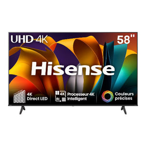 HISENSE TV LED 58'' VIDAA SMART - 4K UHD - 58A6N