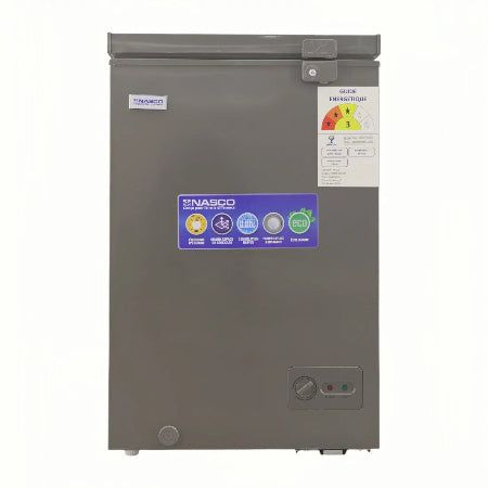 NASCO CONGELATEUR HORIZONTAL GRIS 99LT ECO ENERGIE- NASCF-150-LM