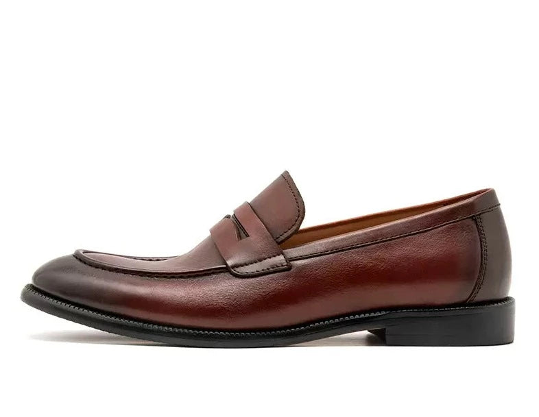 Importé - Chaussure Homme Moccasin Tendance Style Britannique En Cuir