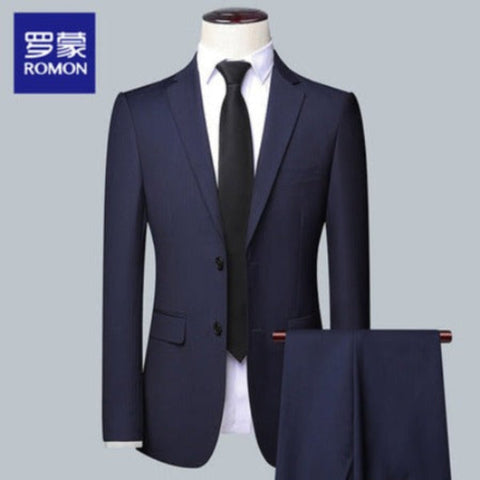 Importé - Ensemble Costume Homme Slim Décontracté 2 Pièces