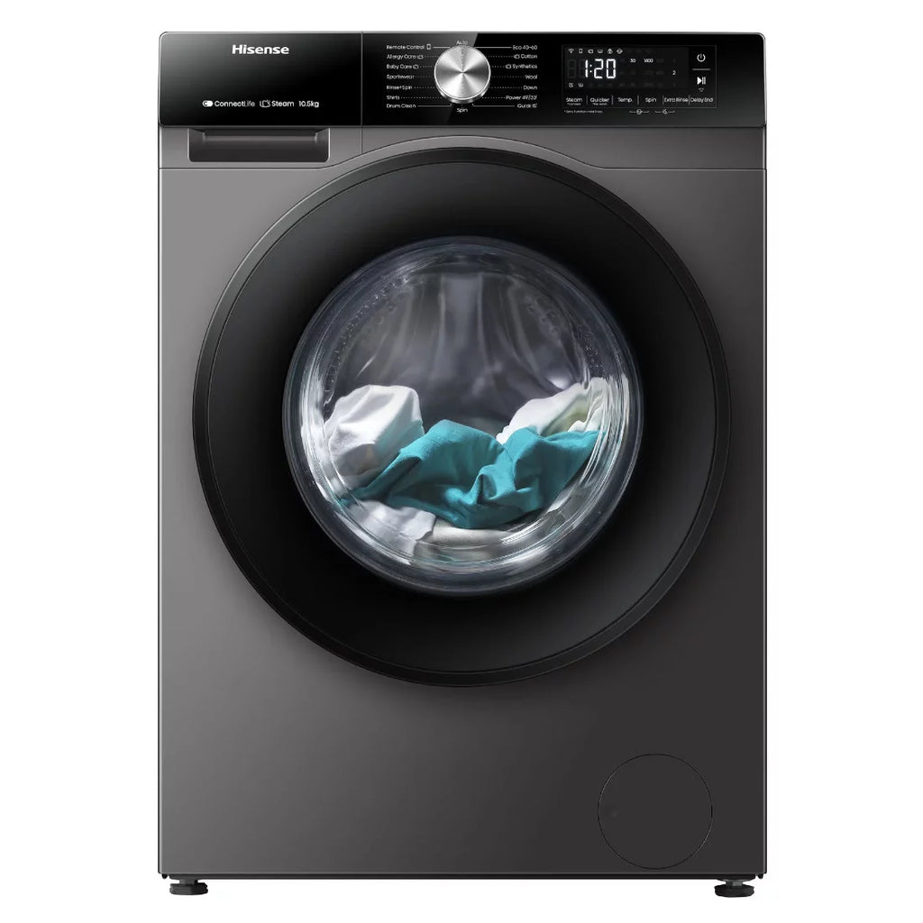 HISENSE MACHINE A LAVER 10.5KG FRONT LOAD - CONNECT LIFE - WF3S1043BT