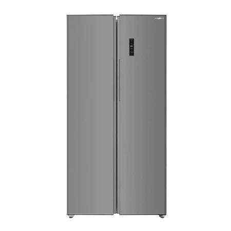 NASCO REFRIGERATEUR AMERICAIN DEUX PORTES 400 LT GRIS FONCE- FAST COOLING - SNASF2-62