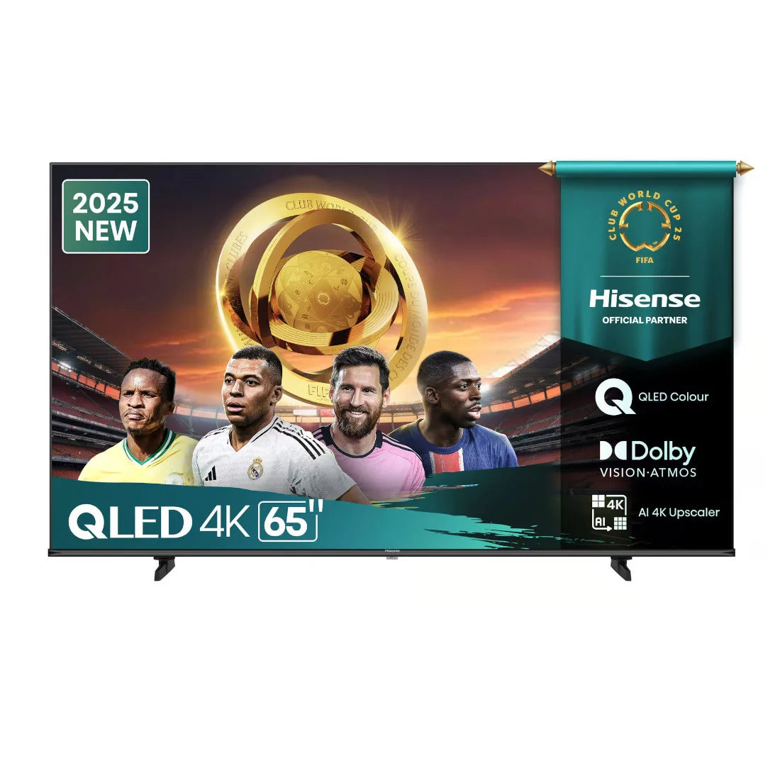 HISENSE TV QLED 65'' 4K IA SMART VIDAA NETFLIX-YOUTUB-PRIME - 65Q6Q