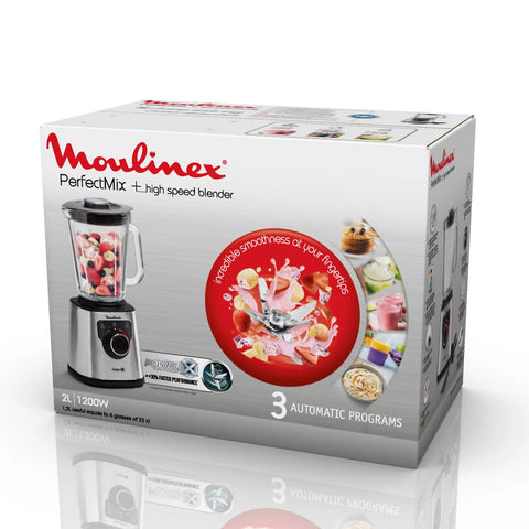 MIXER BLENDER MOULINEX PERFECT MIX - 3 PROGRAMMES - 2L - 1200W