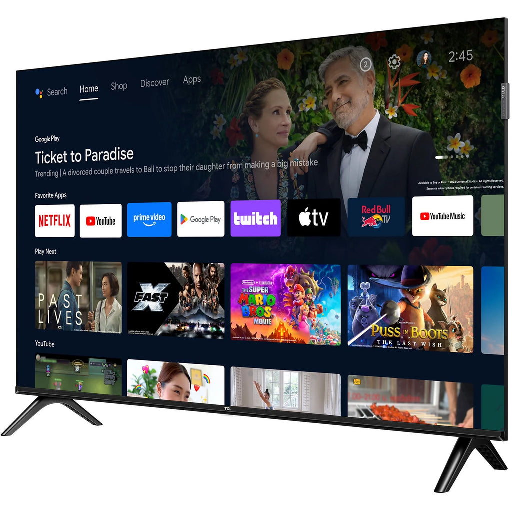 TCL SMART TV 43'' QLED HDMI GOOGLE TV - 43S5K