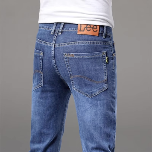 Importé - Pantalon Homme Jeans Lee Denim Stretch Slim Fit Micro-élastique