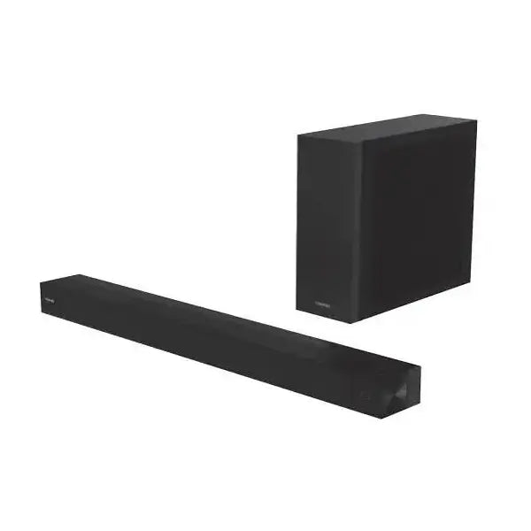 BARRE DE SON SANS FIL AVEC TÉLÉCOMMANDE TOSHIBA 2.1CH - 240W - BT 5.4 - HDMI - USB - OPTIQUE - AUX - C210WR