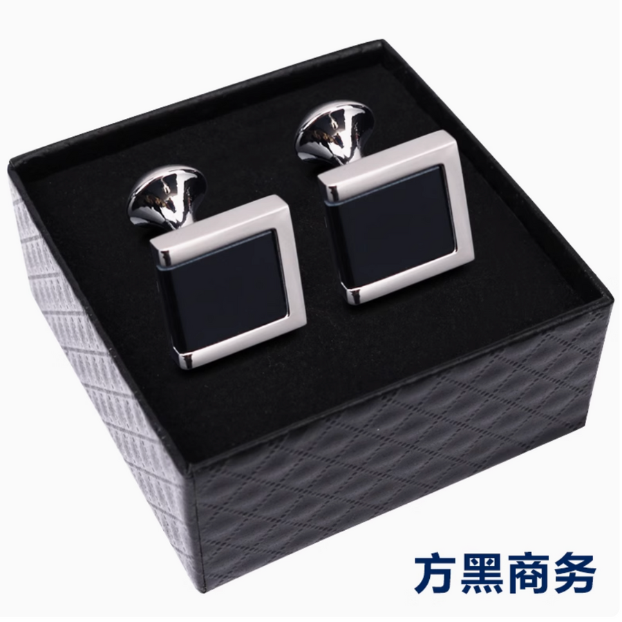 Importé - Coffret Boutons Manchettes Haut De Gamme Hommes