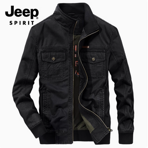 Importé - JEEP SPIRIT Jacket Coton Jean Lourd Manche Longue
