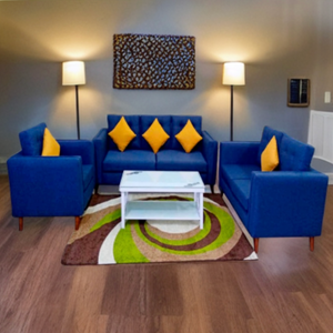 Salon Canapés Viena - 6 Places - Bleu Roi