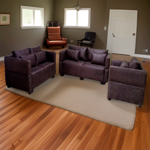 Salon Canapé Gagnoa - 6 Places - Marron