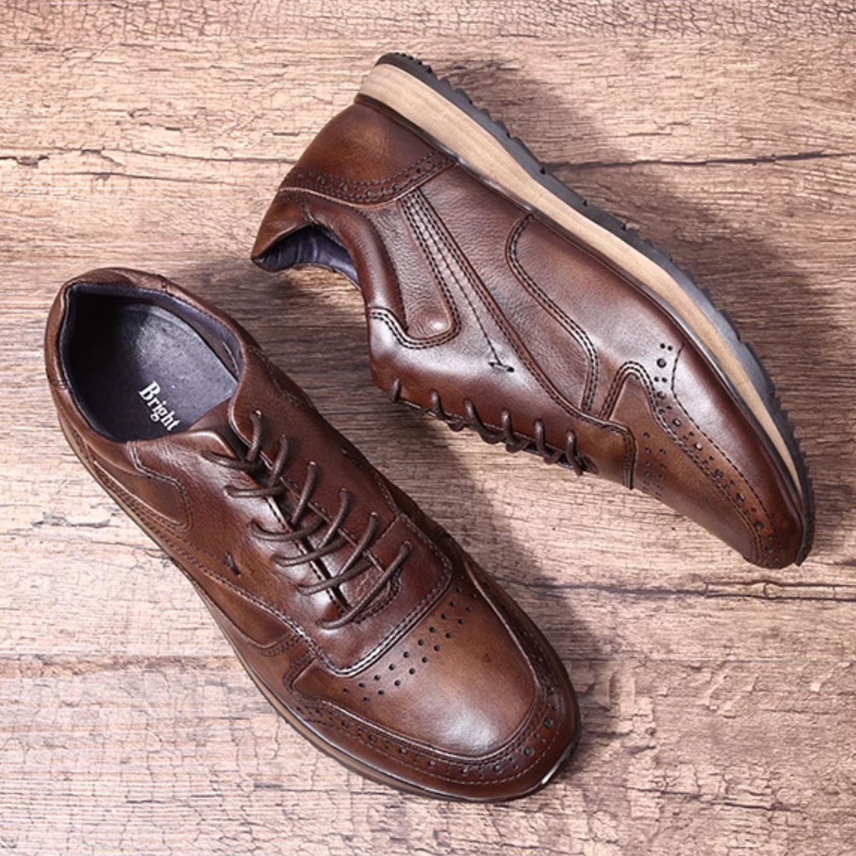 Importé - Chaussure Homme Sport Cuir Britannique Décontracté
