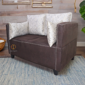 Salon Canapé Gagnoa - 2 Places - Marron