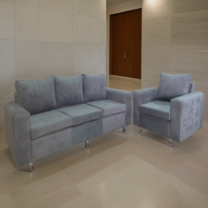 Salon Canapé Bracarré 4 Places - Gris