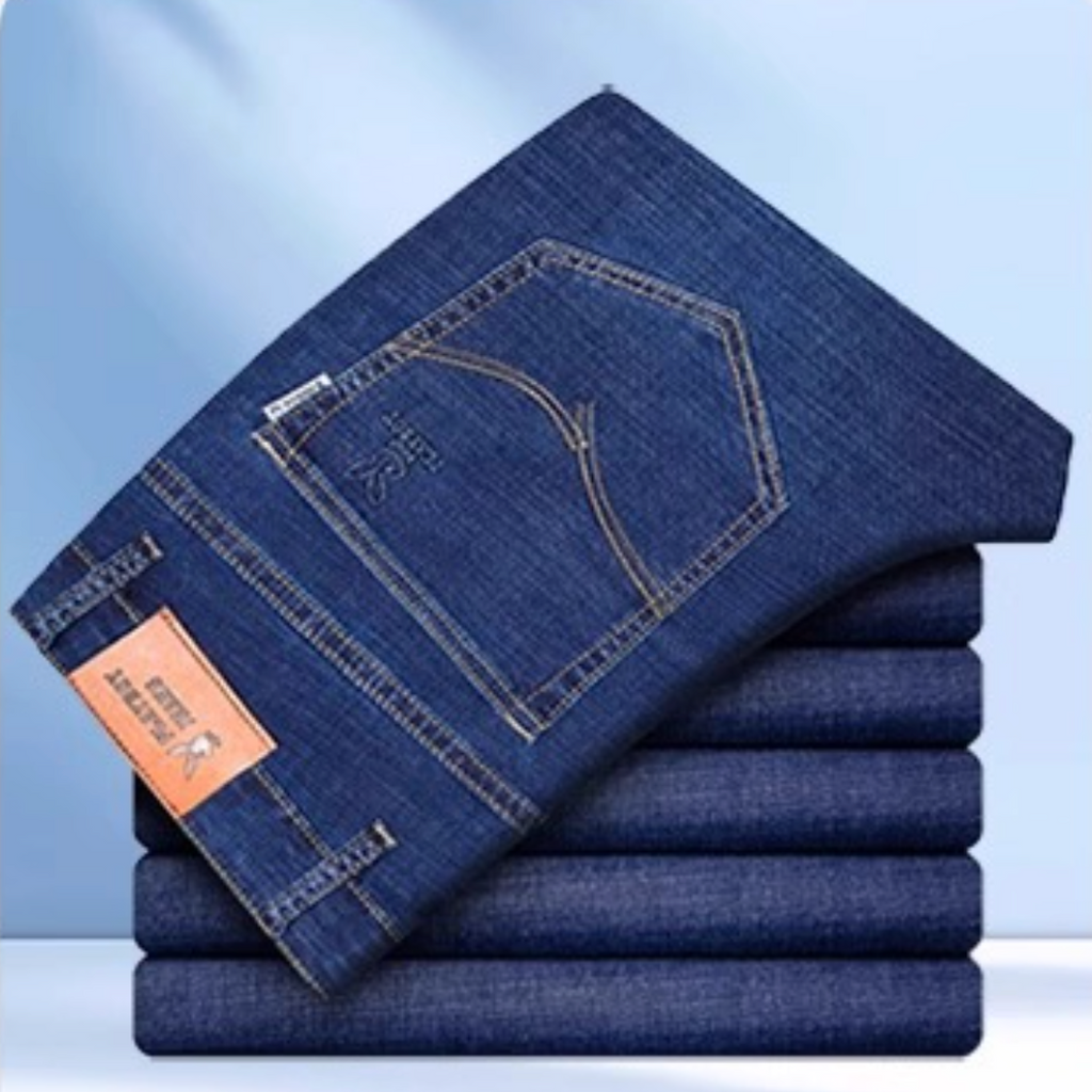 Importé - Playboy Pantalon Jean Stretch Homme Slim Décontracté