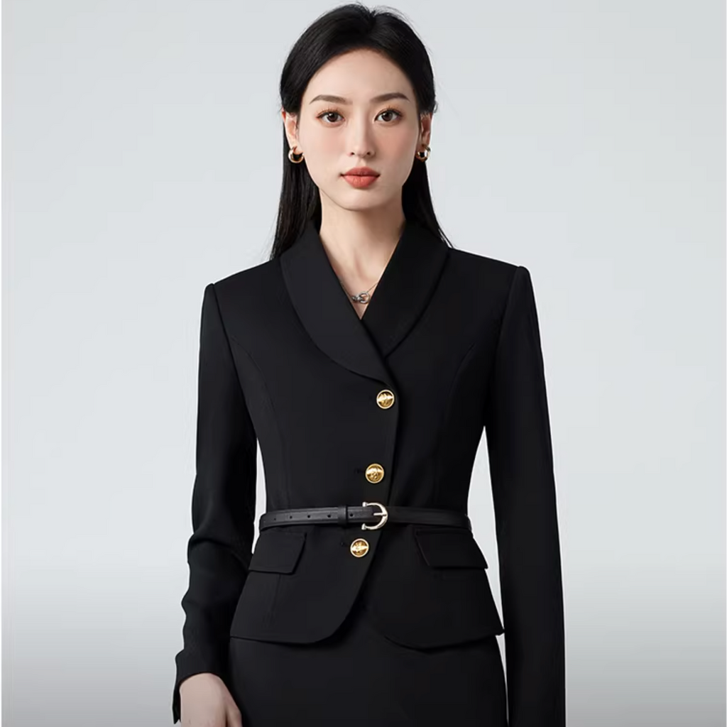 Importé - Ensemble Tailleur Femme 2-3 Pièces Slim Fit Premium