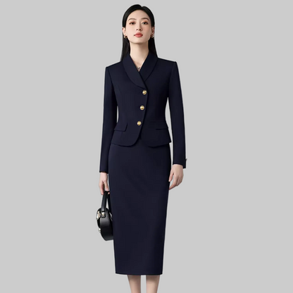 Importé - Ensemble Tailleur Femme 2-3 Pièces Slim Fit Premium