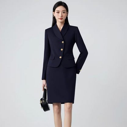 Importé - Ensemble Tailleur Femme 2-3 Pièces Slim Fit Premium