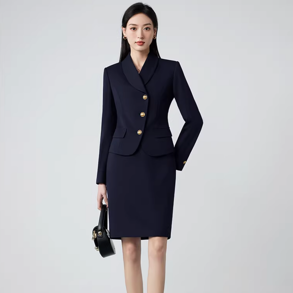 Importé - Ensemble Tailleur Femme 2-3 Pièces Slim Fit Premium