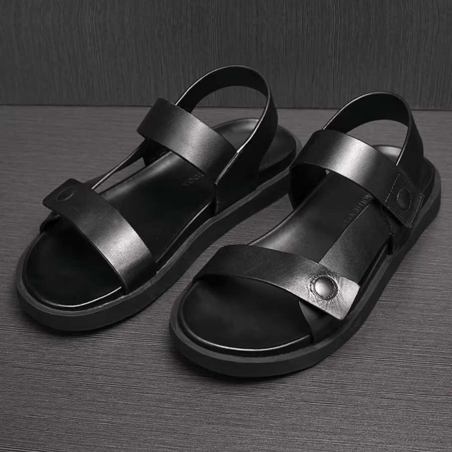 Importé - Chaussure Sandales Romaines Décontractées Cuir