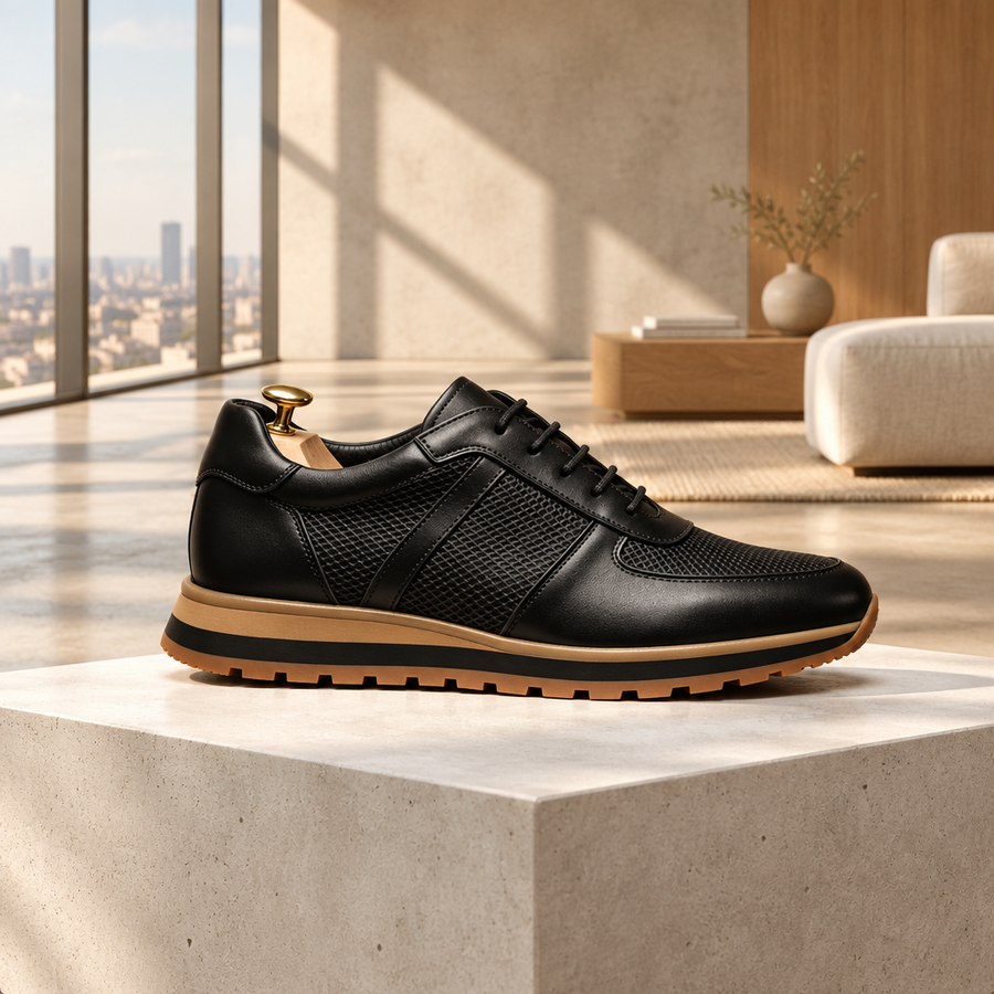 Importé - Chaussures Richelieu Homme Cuir Maille Tissée