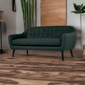 Salon Canapé Coccinelle - 3 places - Vert Forêt