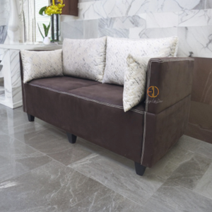 Salon Canapé Gagnoa - 3 Places - Marron