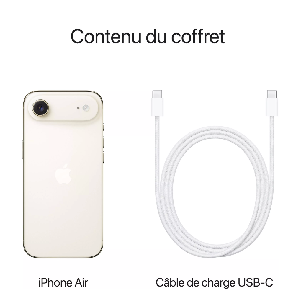 Apple iPhone 17 Air 512Go - 5G - 6.9'' - 48Mpx