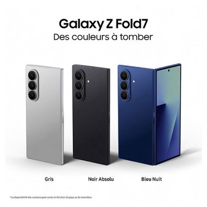 Reconditionné - Samsung Galaxy Z Fold 7 - 12Go/256Go - Garantie 12 mois