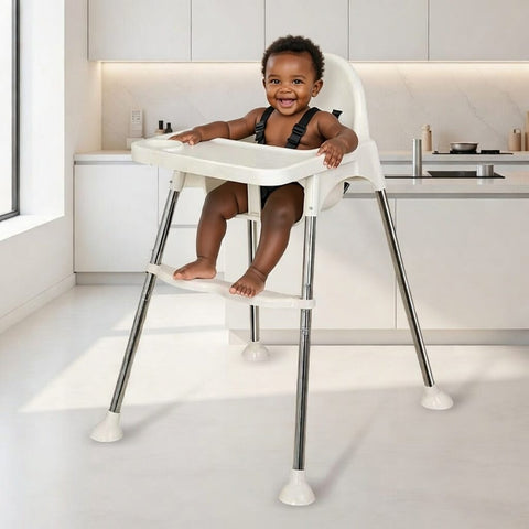 Chaise Haute Bébé Réglable – Version Évolutive