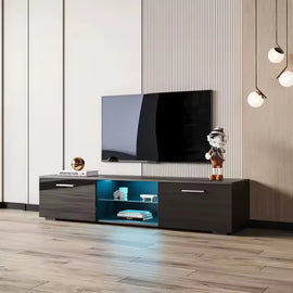 ECLIPSE II MEUBLE TV NOIR LED