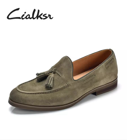 Importé - Moccasin Homme Britannique Cuir Véritable