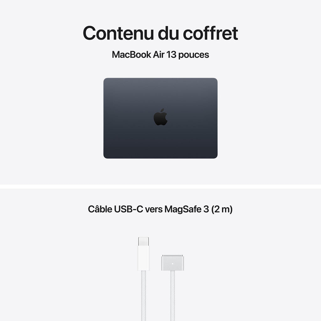 Apple MacBook Air M5 13'' 16Go RAM / 512Go SSD - Année 2026