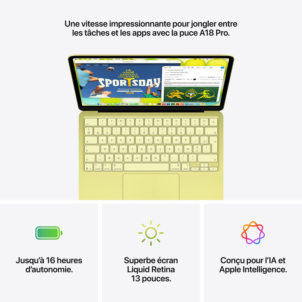 Apple MacBook Neo 8Go RAM / 512Go SSD + Touch ID - Année 2026