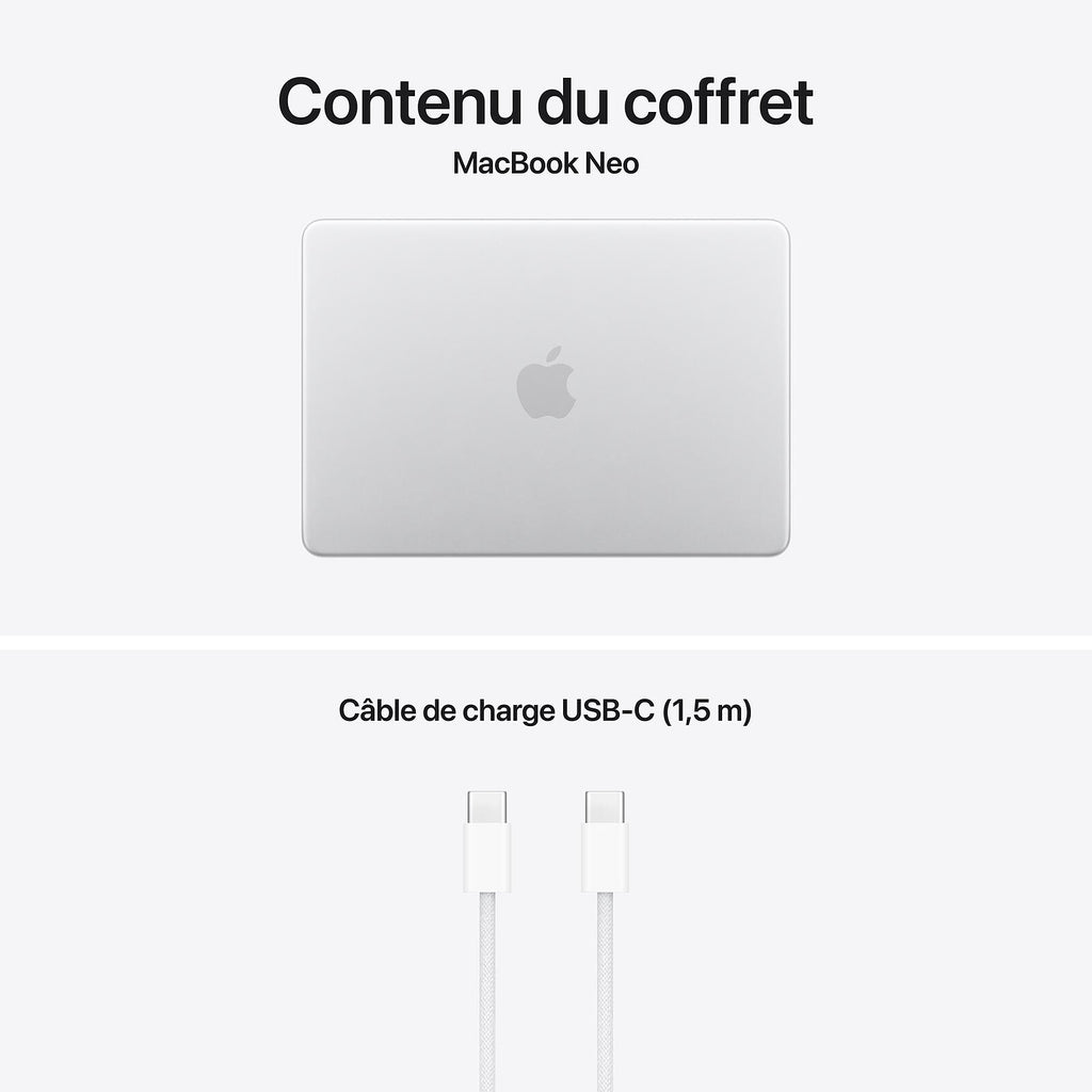 Apple MacBook Neo 8Go RAM / 512Go SSD + Touch ID - Année 2026