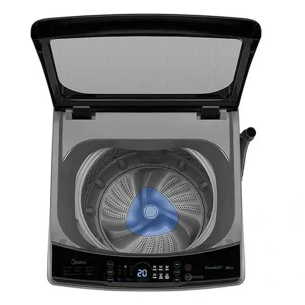 MACHINE À LAVER AUTOMATIQUE MIDEA - 14KG - PUISSANCE 650W - OUVERTURE PAR LE HAUT - ESSORAGE - RINÇAGE - MA200W140/G