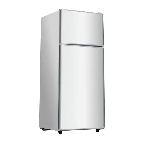 RÉFRIGÉRATEUR DOUBLE PORTES NASCO - 102L - ÉCONOMIQUE - UN ESPACE AU CONGÉLATEUR - R600A - NASF2-202FL-DS
