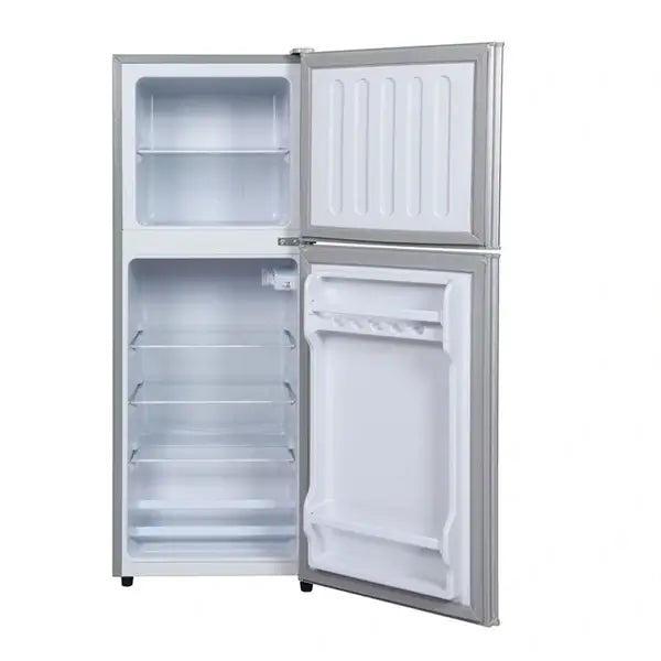 RÉFRIGÉRATEUR COMBINÉ DOUBLE PORTES NASCO - 138L - 3 ÉTAGERS AU RÉFRIGÉRATEUR - NASF2-238FL-DS
