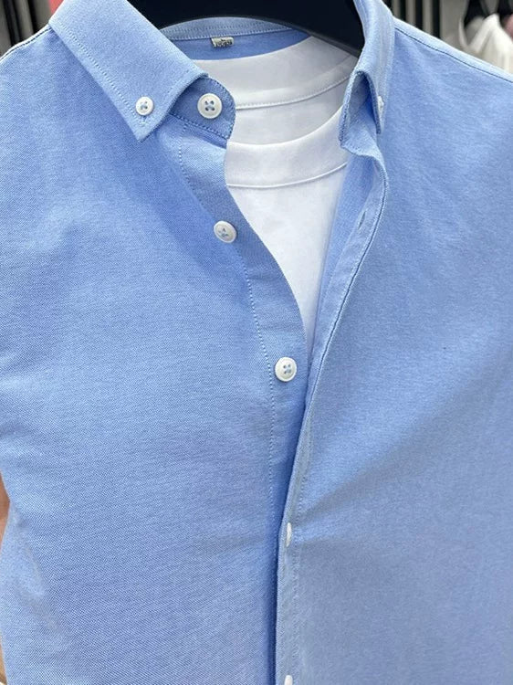 Importé - Chemise Homme Manches Longues Pur Coton
