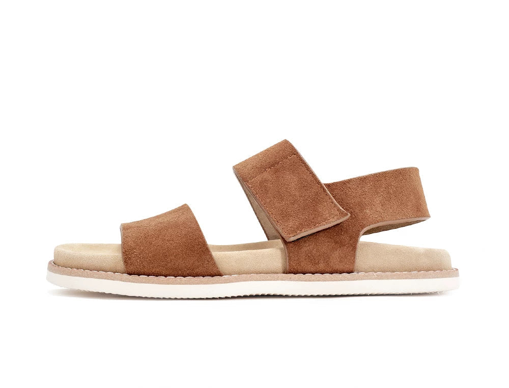 Importé - Chaussure Hommes Sandales Romaines Cuir Daim