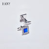 Importé - HANY  Boutons de Manchettes Homme - Saphir Classique