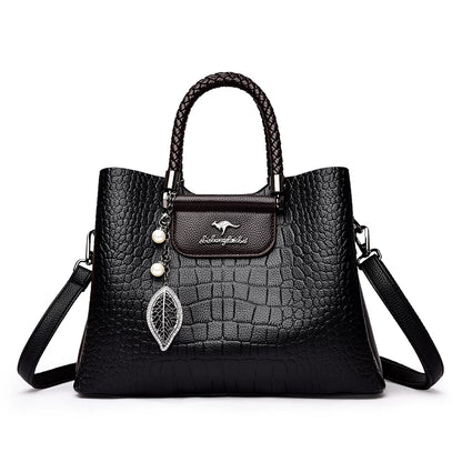Importé - Sac À Mains Femme En Cuir PU A Motif Croco